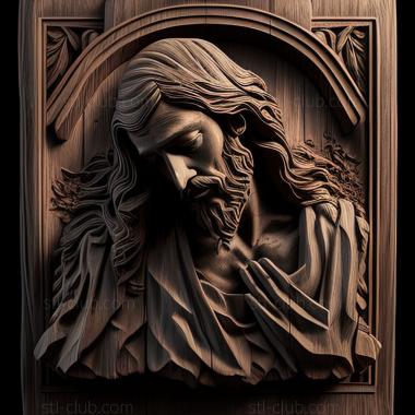 3D model st jesus (STL)